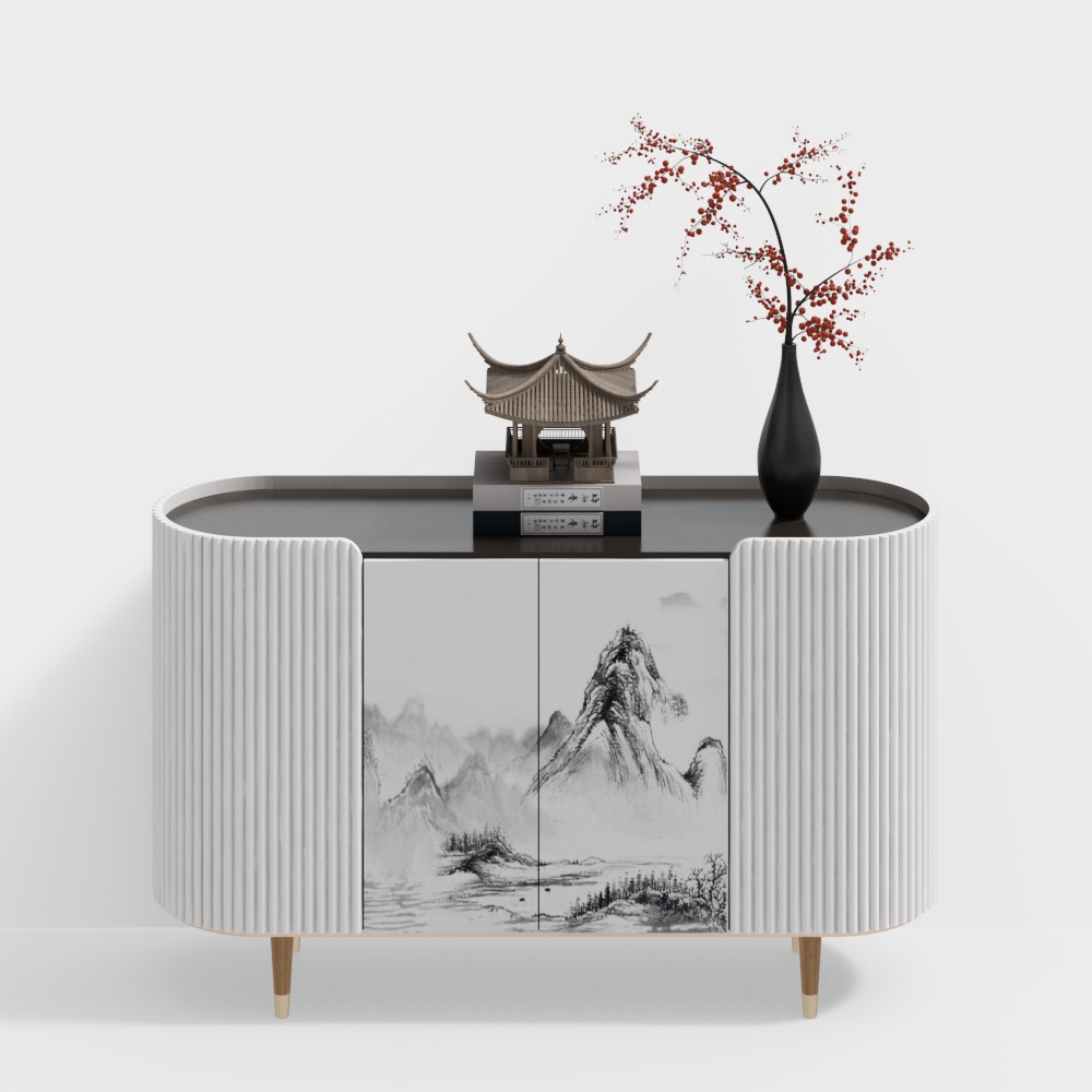 style entrance cabinet