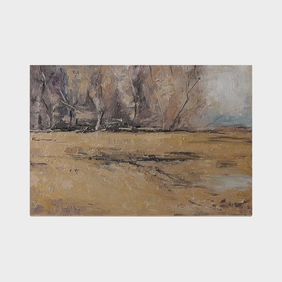 Serene Winter Forest 3D Model