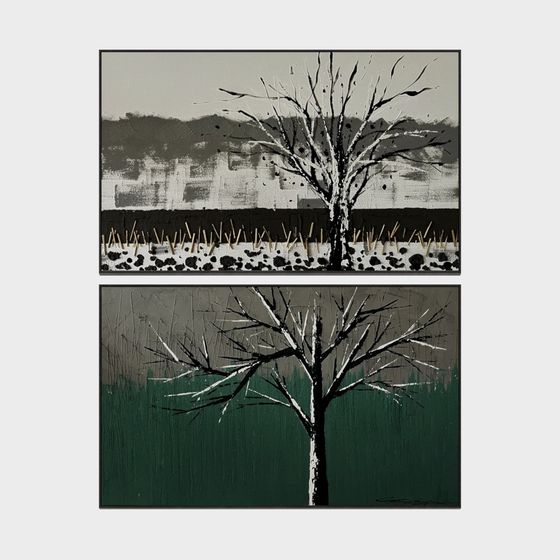 Winter Isolated Tree 3D model