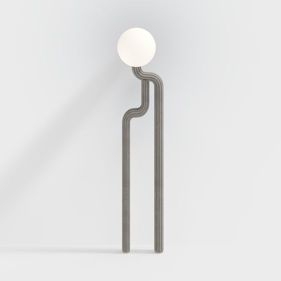 Streamlined Lamp 3D Model