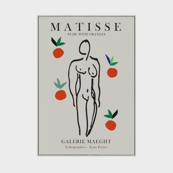 Matisse: Nude with Oranges 3D model