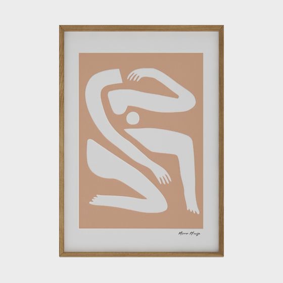 Abstract Human Silhouette 3D model