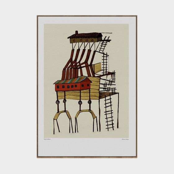 Floating Tower 3D Model