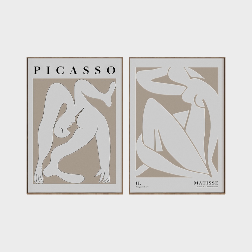 Nordische hängende Bilder