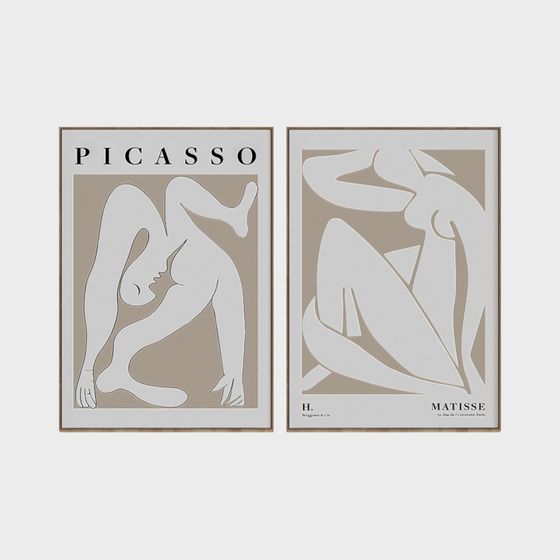 Stylish Abstract Human Figure 3D model