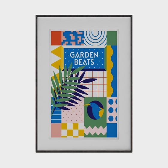 Garden Beats 3D model - A Visual Symphony