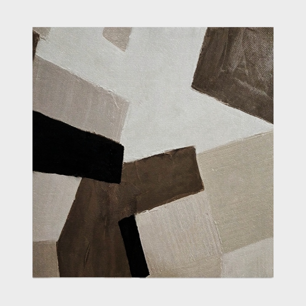 Abstract Geometric Low-Poly 3D Model