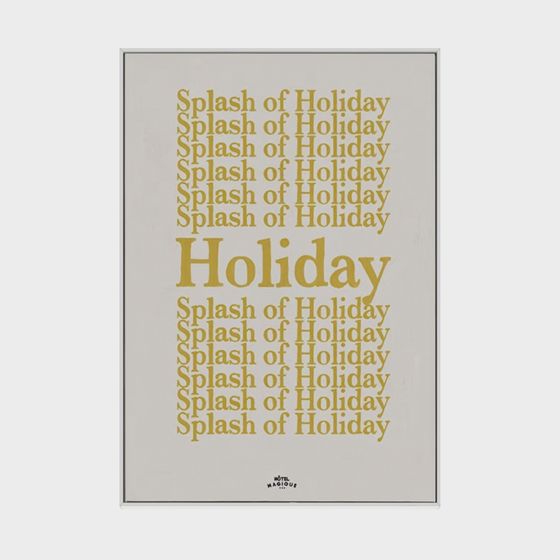 Holiday Splash 3D model for Festive Designs