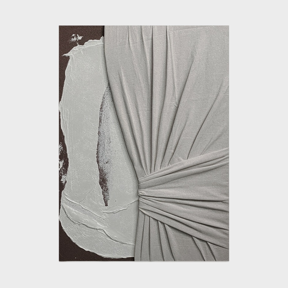 Futuristic Low-Polygon Fabric 3D Model – Silky Texture