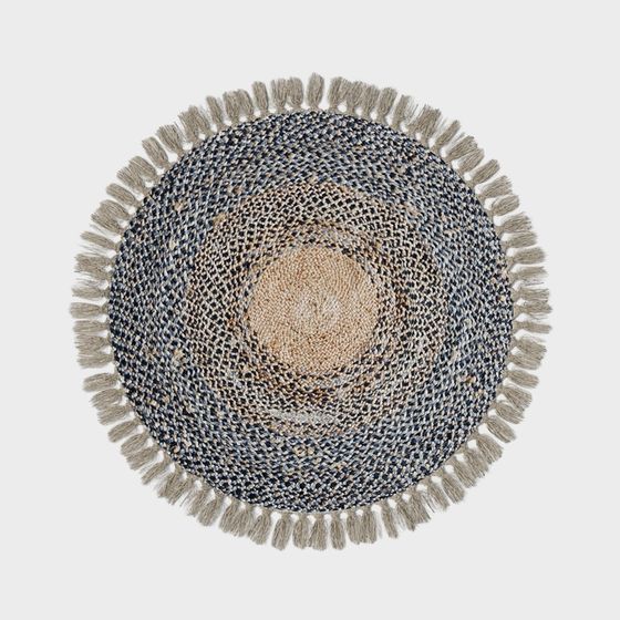 Boho Fringe Rug 3D model