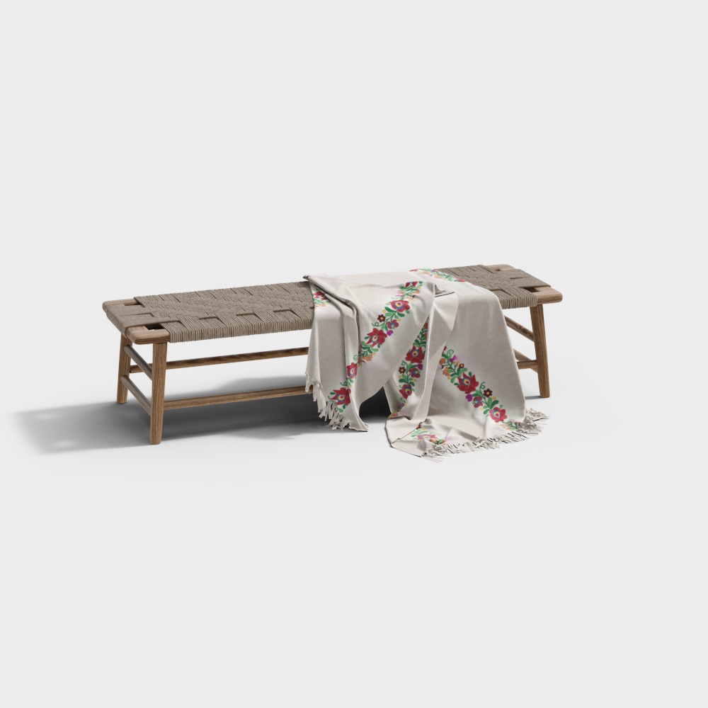 Wabi-sabi wind bench