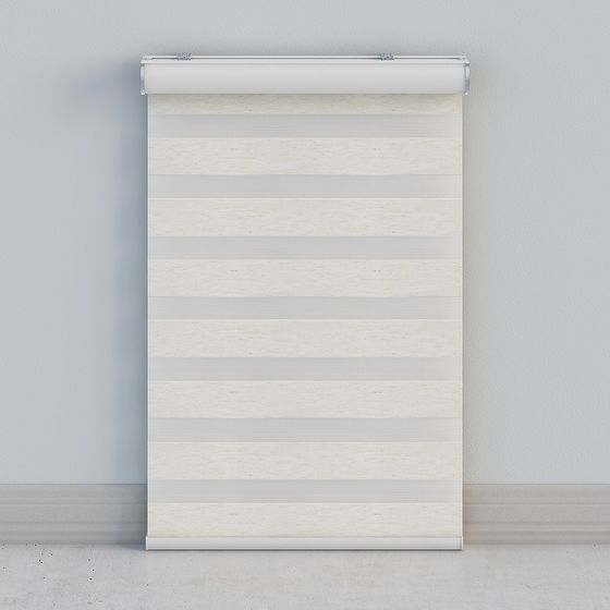 Elegant Low-Poly Curtain 3D model for Contemporary Spaces