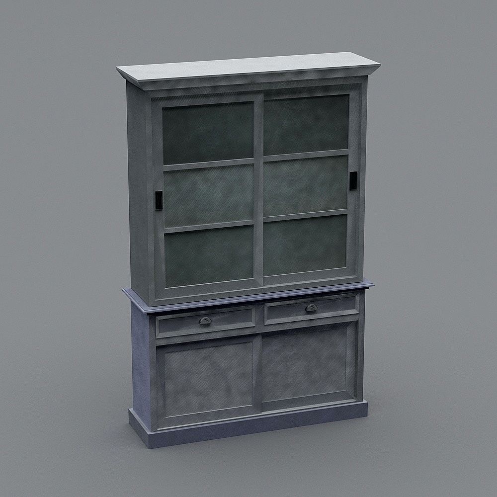 Vintage Storage Cabinet 3D model