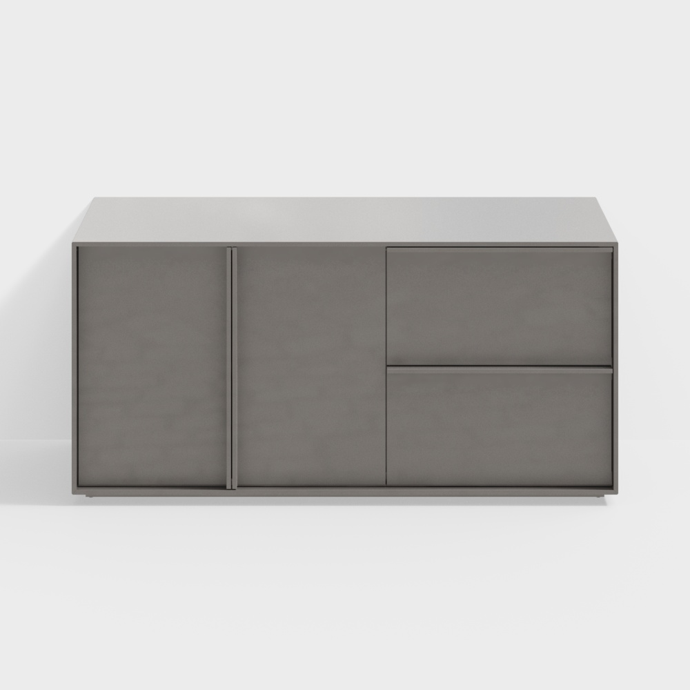 Urban Storage Cabinet 3D model for Modern Interiors