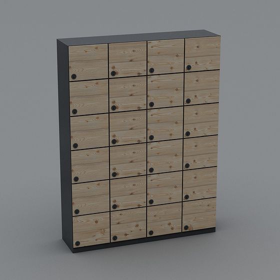 Urban Mailbox Cabinet 3D model