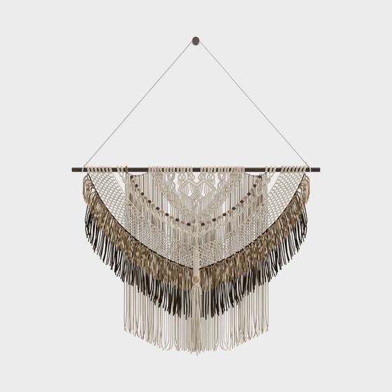 Macrame Wall Hanging 3D model