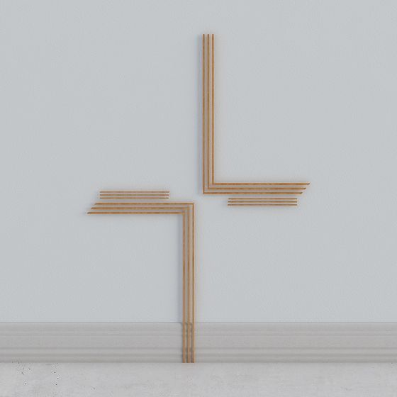 Abstract Lines 3D model