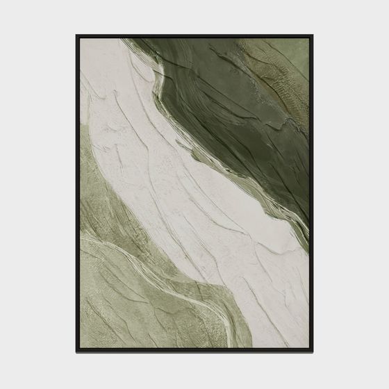 Natural Flow Low-Poly 3D Model for Creative Projects