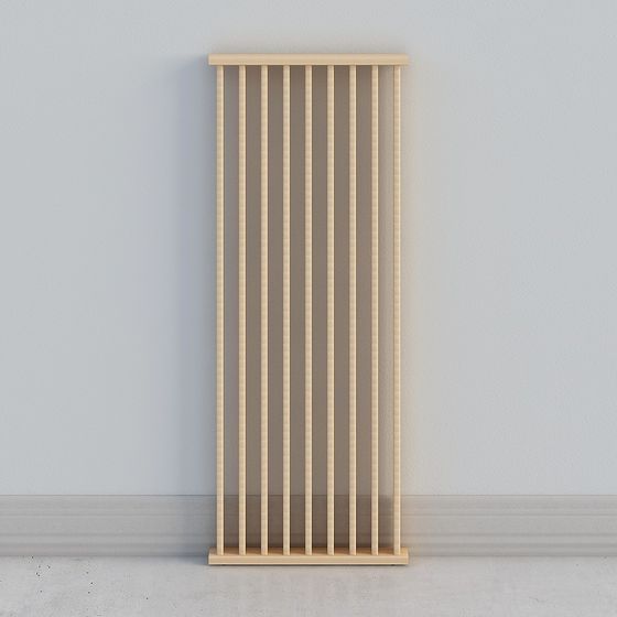 Beautiful Wooden Louvered Window 3D model for Versatile Spaces
