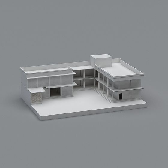 Urban Corner Residence 3D model