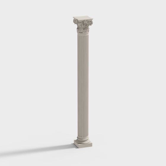 Stunning 3D Roman Column Model