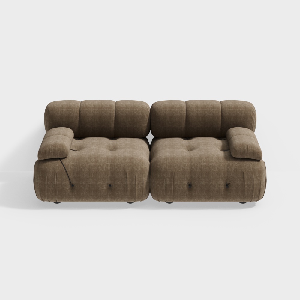Lady R-SF-070 modular sofa double seat