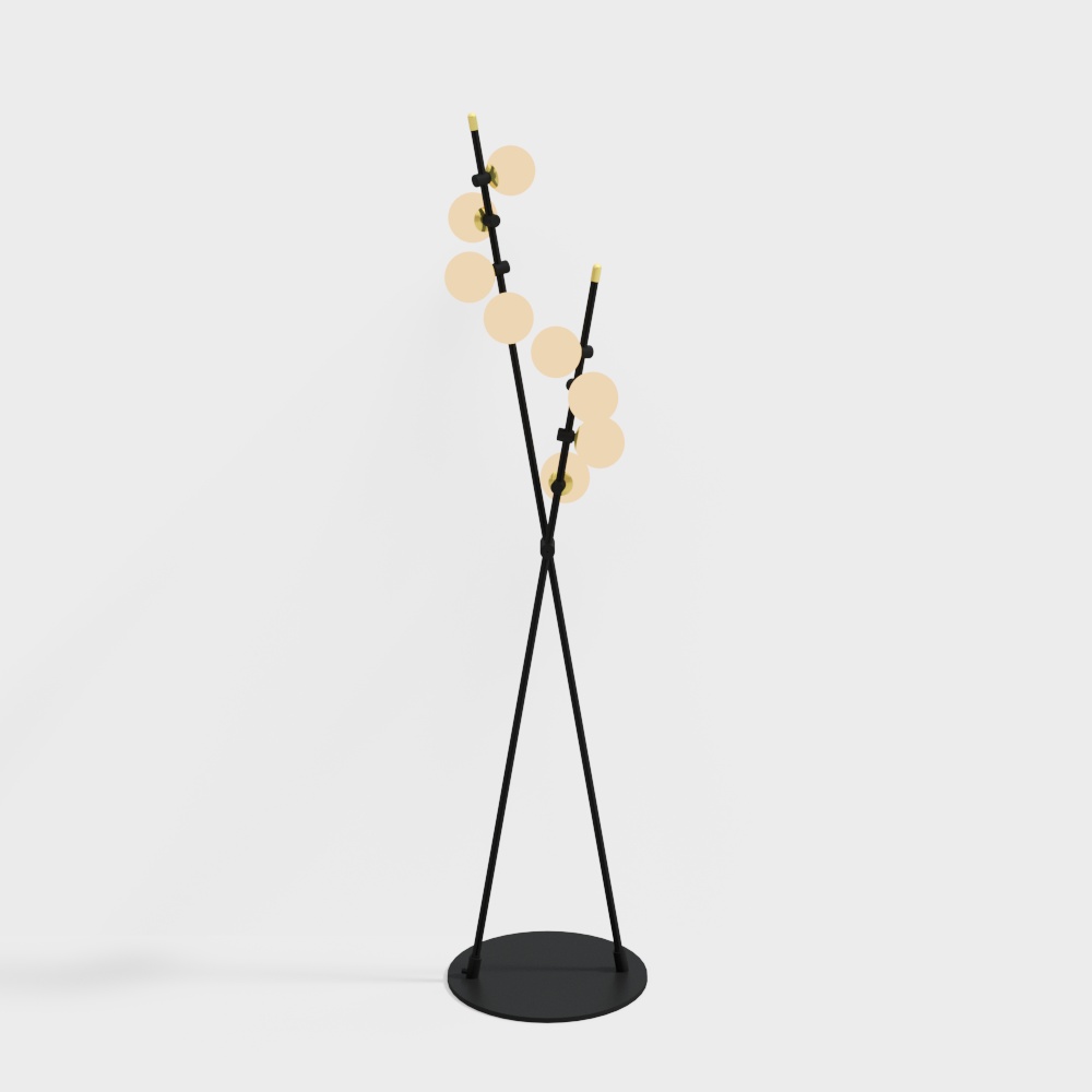 Abstract Branch Lamp 3D Model