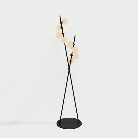 Abstract Branch Lamp 3D Model for Modern Spaces