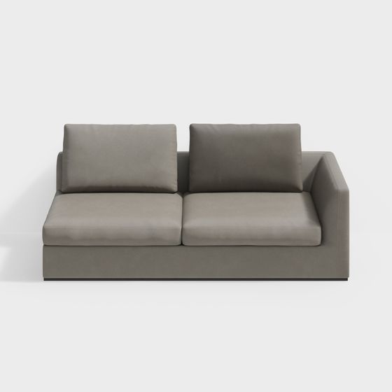 Modern Low-Poly Sofa 3D model Design