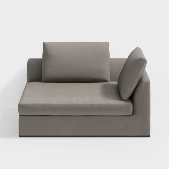 Modern Low-Polygon Sofa 3D model