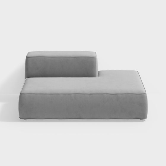 Geometric Low Poly Sofa 3D model