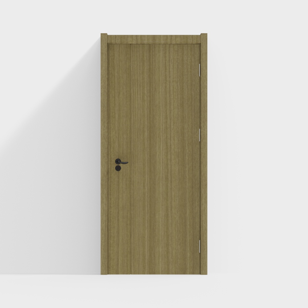 French sycamore interior wooden door
