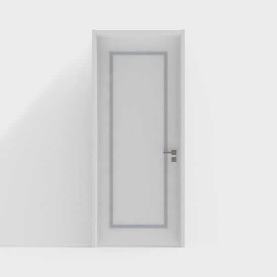 Minimalist Door 3D model