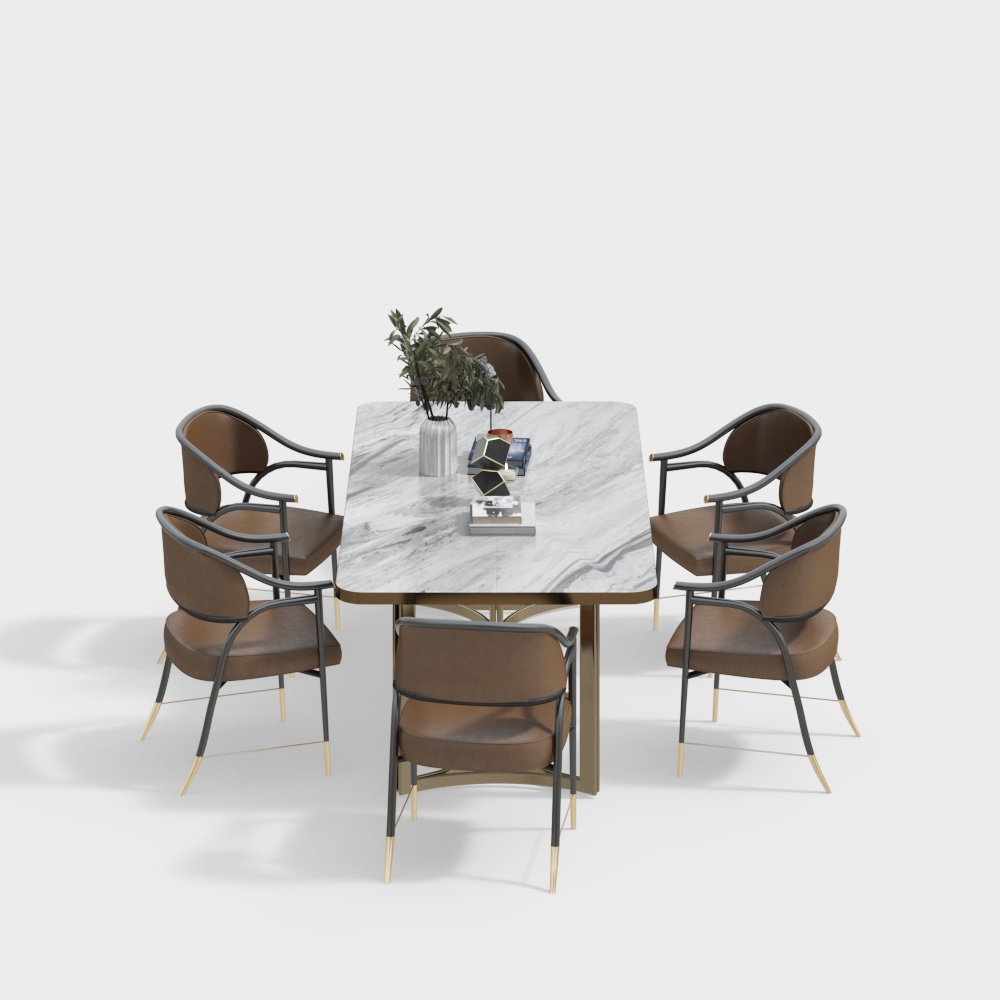 ชุดโต๊ะกินข้าวสไตล์สมัยใหม่ 001