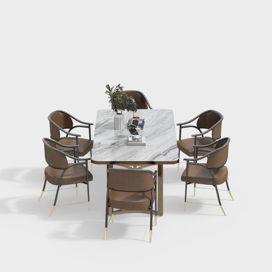 ชุดโต๊ะกินข้าวสไตล์สมัยใหม่ 001