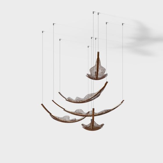 Suspended Sculpture 3D Model for Designers and Developers