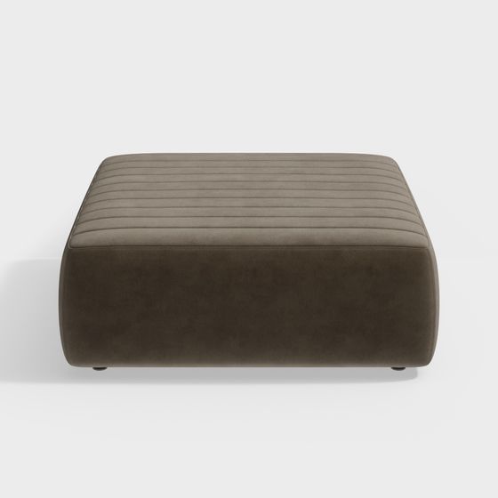 Contemporary Minimalist Sofa Stool 3D model