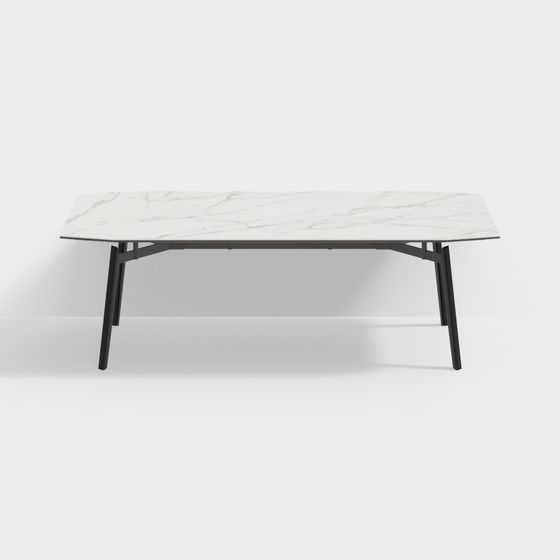 Urban Marble Dining Table 3D model