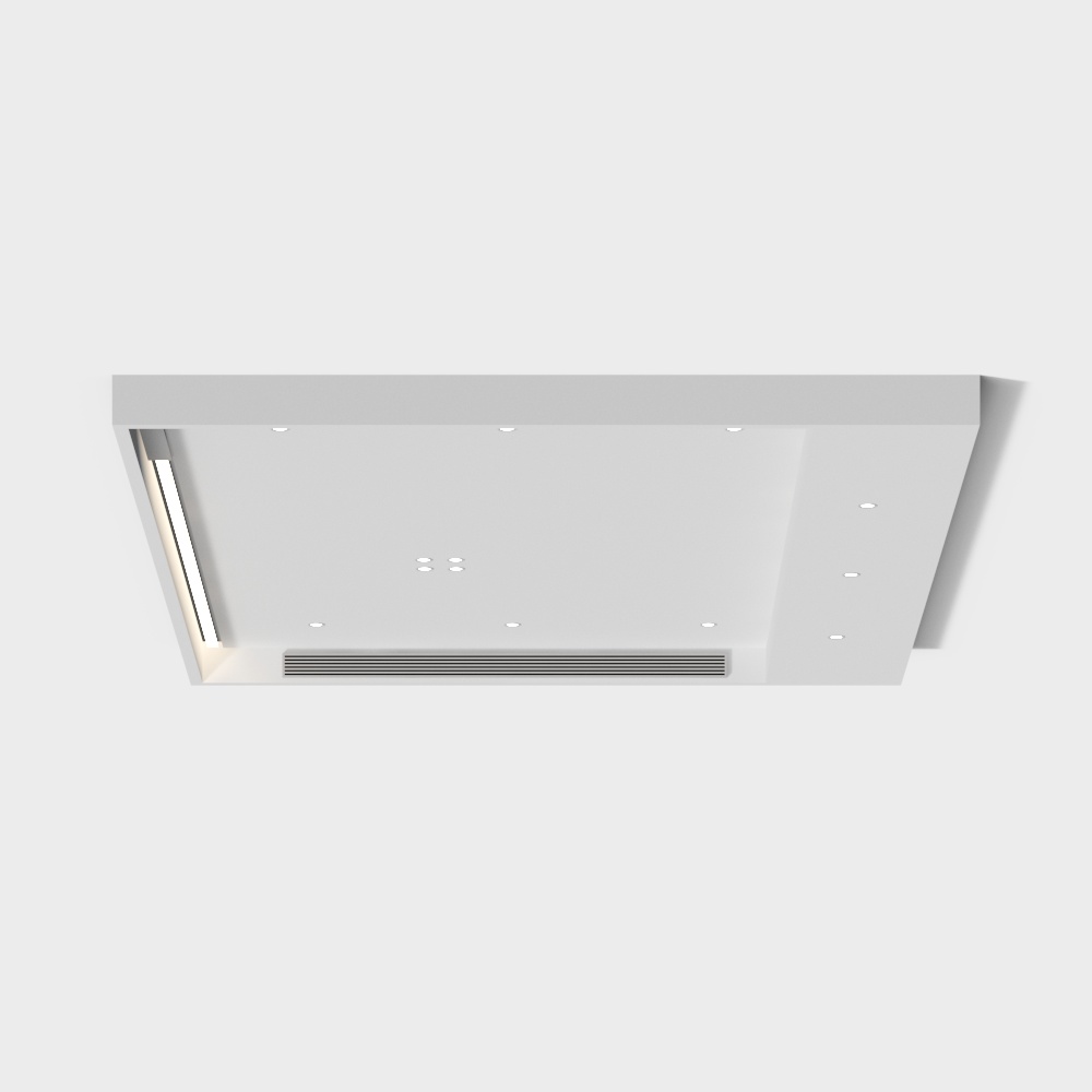 Minimalist Ceiling 3D model with High Detail