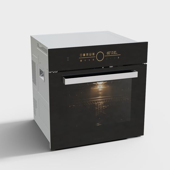 Black Oven 3D Model