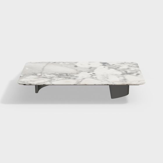 Elegant Marble Coffee Table 3D model