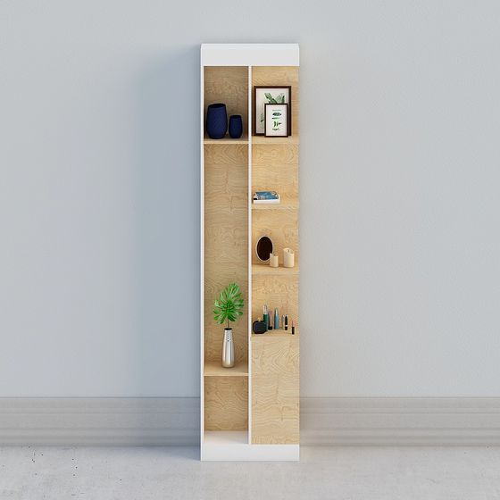 Urban Bookshelf 3D model for Modern Interiors