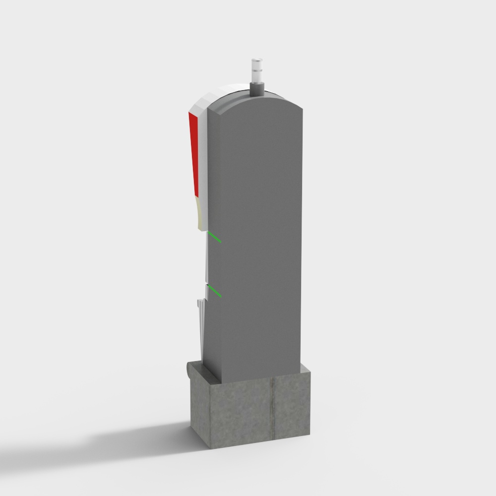 Unique Low-Poly High-Detail Lighthouse 3D model