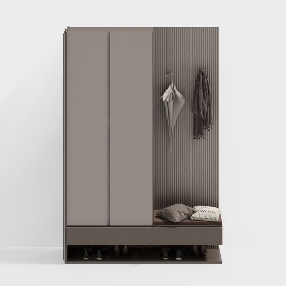 Urban Entryway Cabinet 3D model
