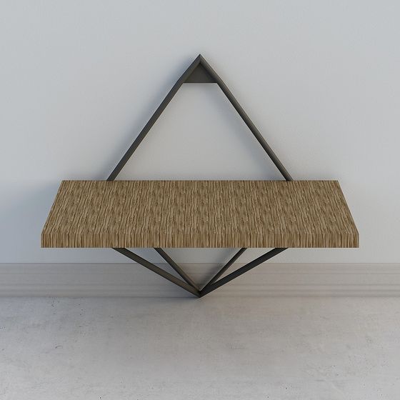 Modern Aesthetic 3D Table and Chair Set