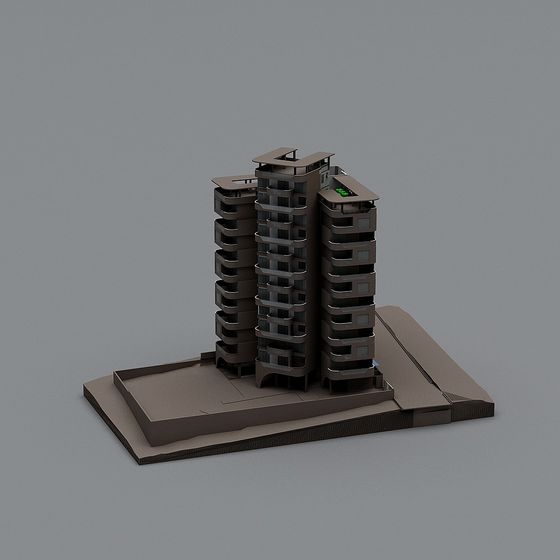 Urban Light 3D Model - Low Poly Architecture