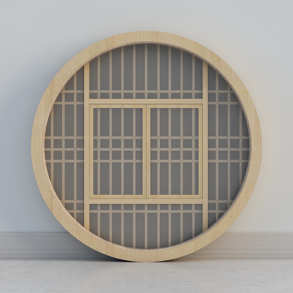 Fenêtre ornementale circulaire