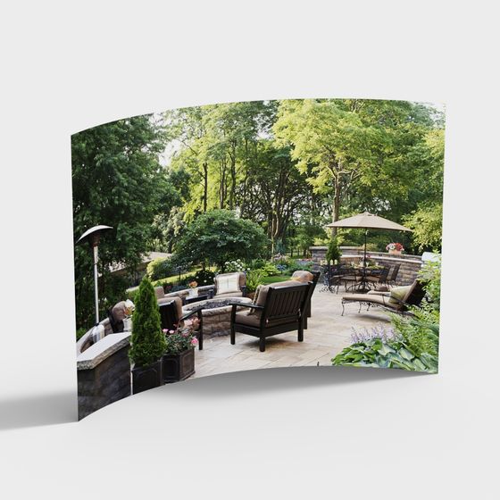 Backyard Retreat 3D model for Creative Projects