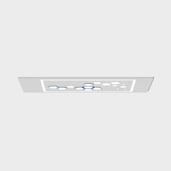 Contemporary Low Polygon Ceiling Light 3D Model