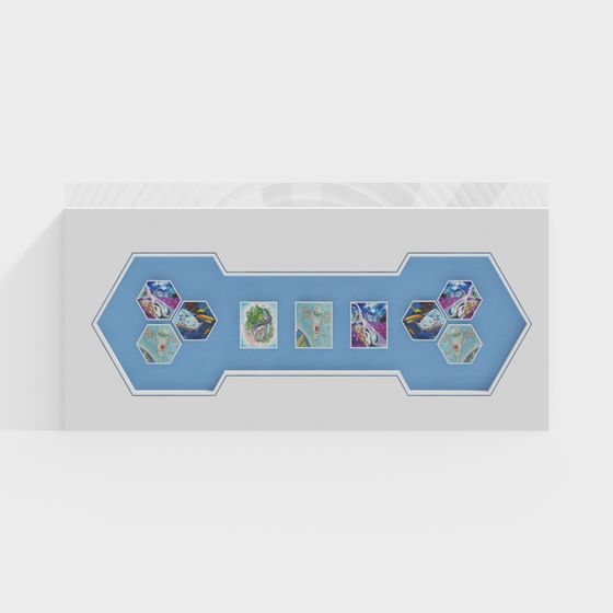 Future City Display Board 3D model for Creative Projects